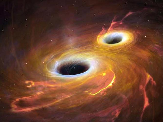 探测到两个具有偏心轨道的黑洞合并