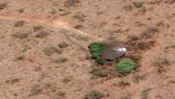 google地图发现的非洲“坠毁UFO”真相揭秘