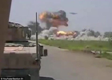 美士兵拍摄ufo轰炸塔利班视频,证实为后期处理