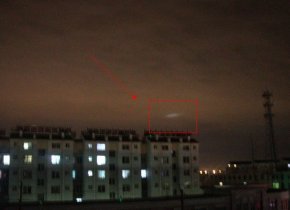 山东滨州，夜空惊现疑似UFO