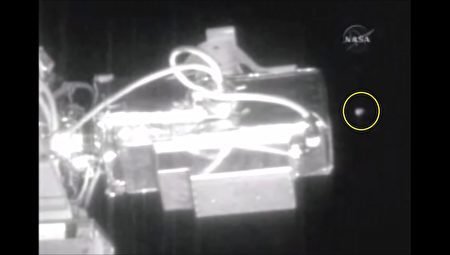 2017年2月 国际空间站再次出现UFO飞过