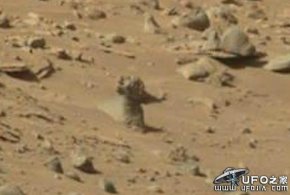 火星上发现神秘外星人雕像